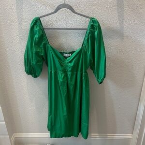Petal & Pup Vibrant Green Blouse